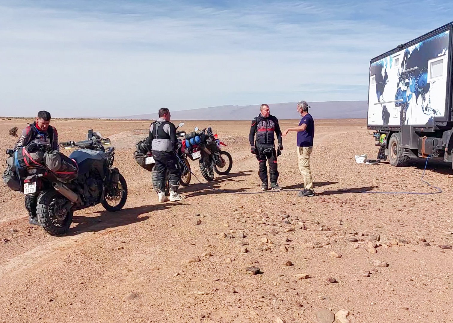 Motociclisti nel Deserto